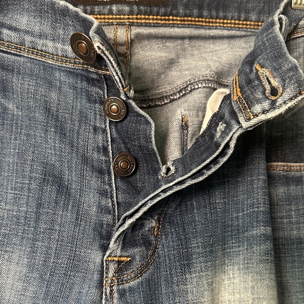 Hudson Jeans Men's Relaxed Fit in Dark Blue - Picture 4 of 10